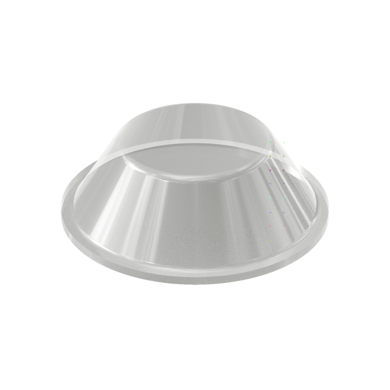 Clear PD2019 self-adhesive flat topped bumper measuring 19 mm x 6 mm