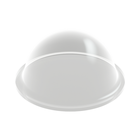 Clear PD2190 self-adhesive domed bumper measuring 19 mm x 9.5 mm